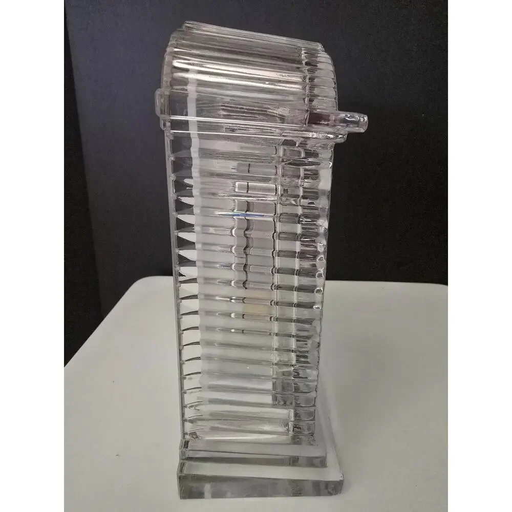 Vintage Crystal Legends By Godinger Quartz Clock, 24% Lead Crystal